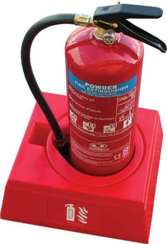 Fire extinguisher plastic stand JFP1, Fire extinguisher stands